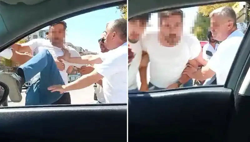 Trafikte Dehşet Saçan Dolmuş Şoförü: Anbean Kaydedildi