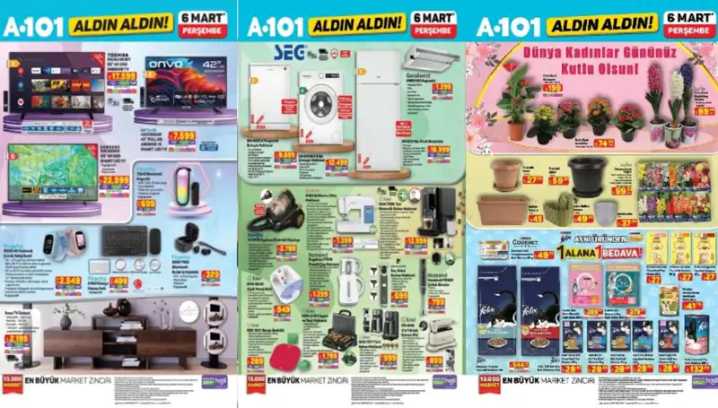 A101 Aktüel Ürünler Kataloğu: Mart İçin Kaçırılmayacak Fırsatlar Geliyor