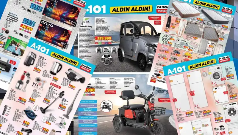 A101’in Yeni Aktüel Kataloğu: Perde, Halı, Yatak ve Elektronik Mutfak Ürünleri