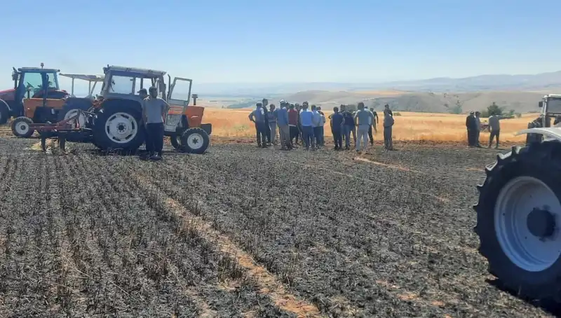 Yozgat’ta 100 Dönüm Ekili Alan Alevlere Yenik Düştü: Olayın Detayları!