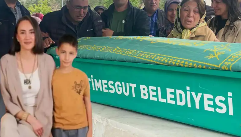 Merve Öğretmen ve Oğluna Son Veda: Gözyaşları Sel Oldu